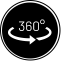 Icon 360 Grad Ansicht