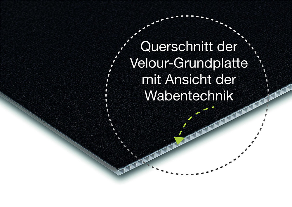 9917364_Vario_System_Basis_I_B_Velourstoff_schwarz_auf_Kunststoff_Stegplatte_Groesse_300_mm_x_500_mm_Standard_01